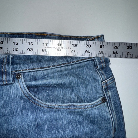 Duluth Trading Co Jeans Men 42x32 Blue Ballroom Double Flex Relaxed Fit Denim - Picture 6 of 10